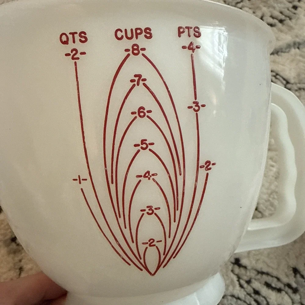 Vintage Tupperware Mix-N-Store #500/8 Cup 2 Qt Measuring Bowl Pitcher NO Lid